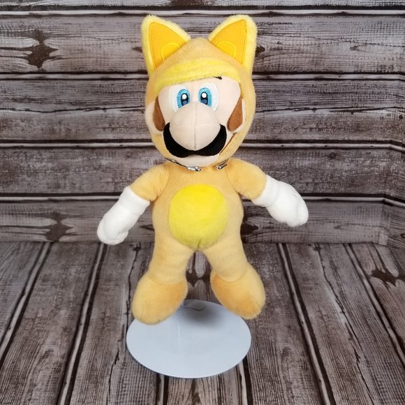 Nintendo Toys Luigi Kitsune Fox Cat Plush Little Buddy Super